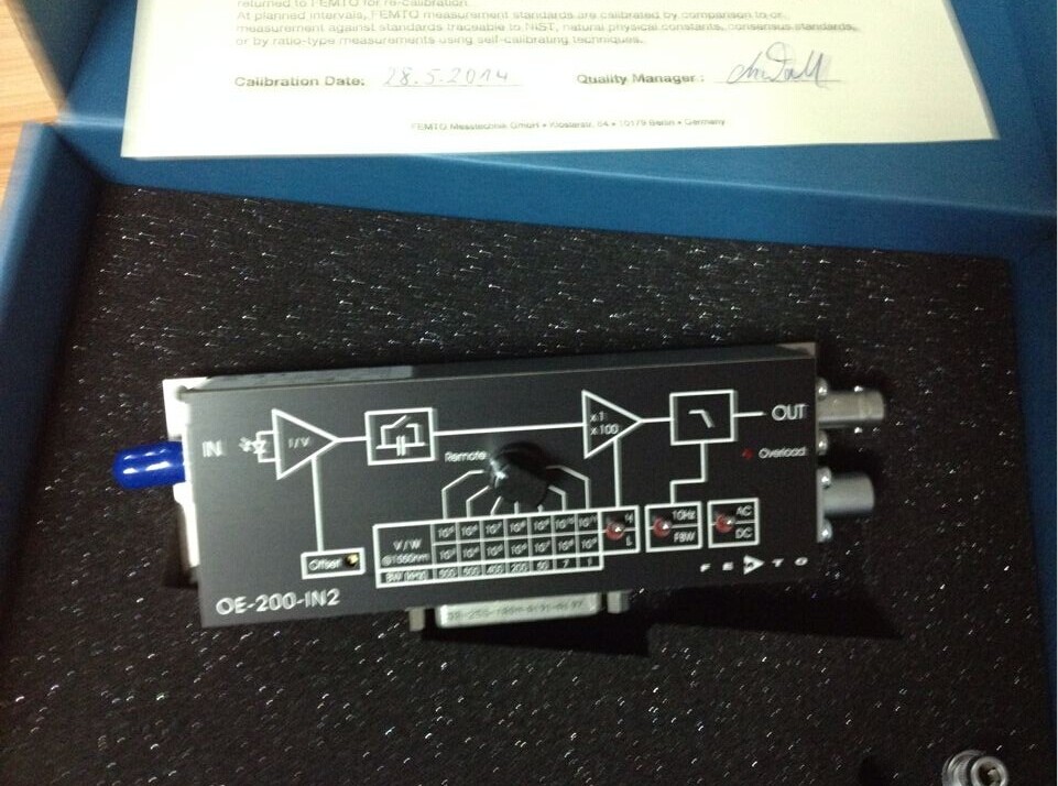 OE-200系列可变增益光接收器—快速光功率计